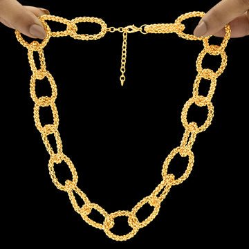 EYRA Necklace Anti-Tarnish Golden Chain Statement
