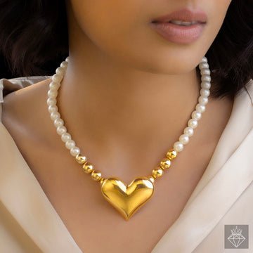 EYRA Necklace Anti-Tarnish Golden Heart