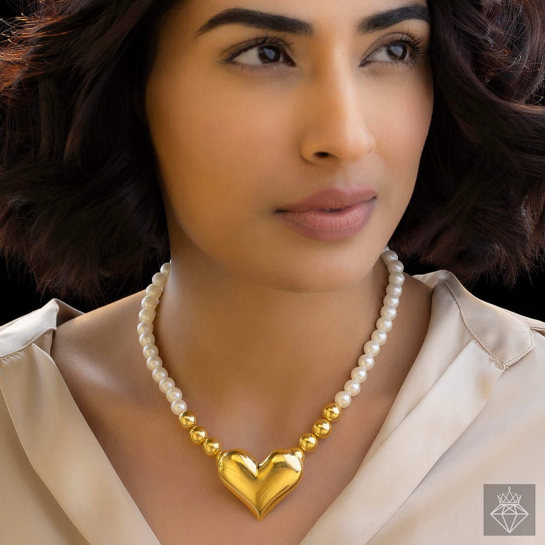 EYRA Necklace Anti-Tarnish Golden Heart
