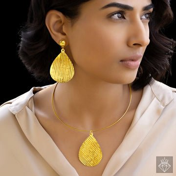 EYRA Necklace Anti-Tarnish Set With Earrings