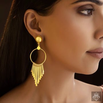 EYRA Earrings Anti-Tarnish Dangling Bars Danglers