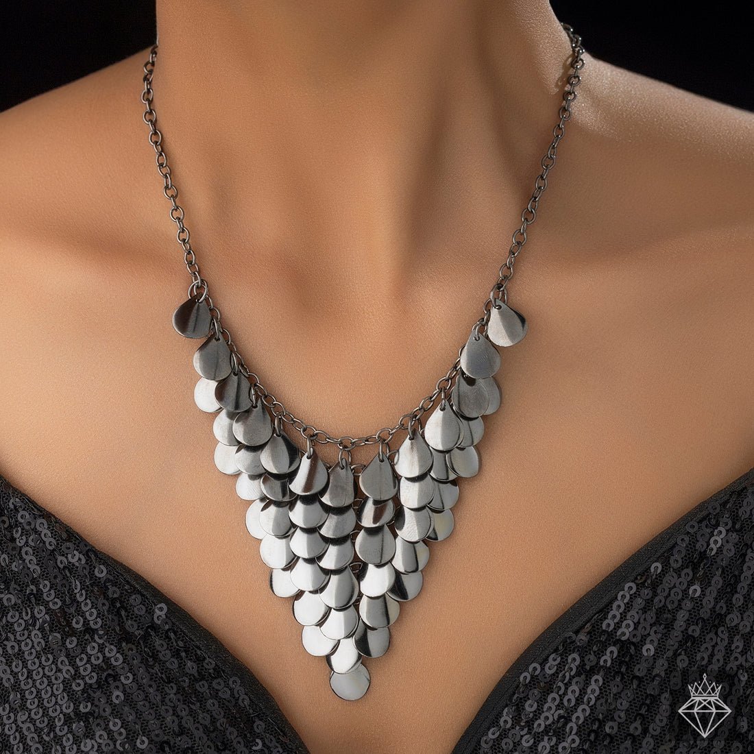 EYRA Necklace Anti-Tarnish Drop Charm Statement