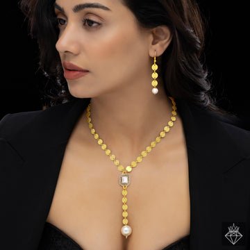 EYRA Necklace Anti-Tarnish Set With Earrings