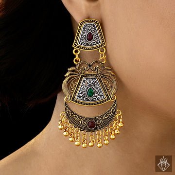 EYRA Earrings Anti-Tarnish Chandbali Danglers