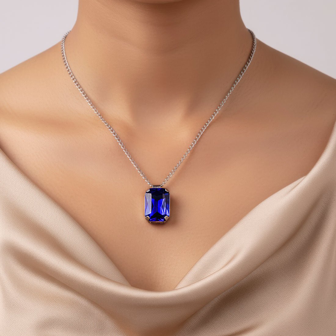 EYRA Necklace Anti-Tarnish Pendant Set With Earrings
