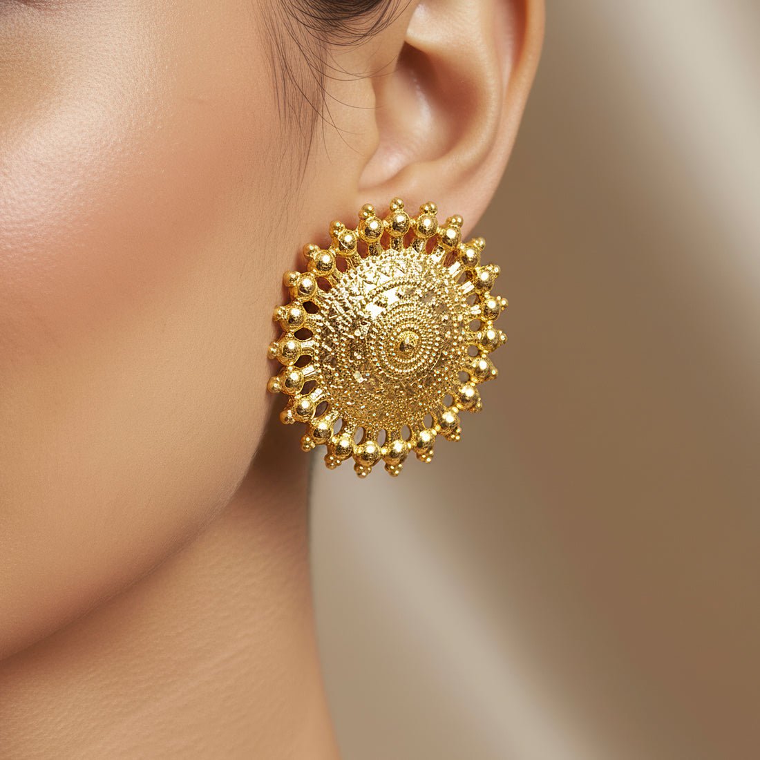 EYRA Necklace Anti-Tarnish Sun Set With Earrings