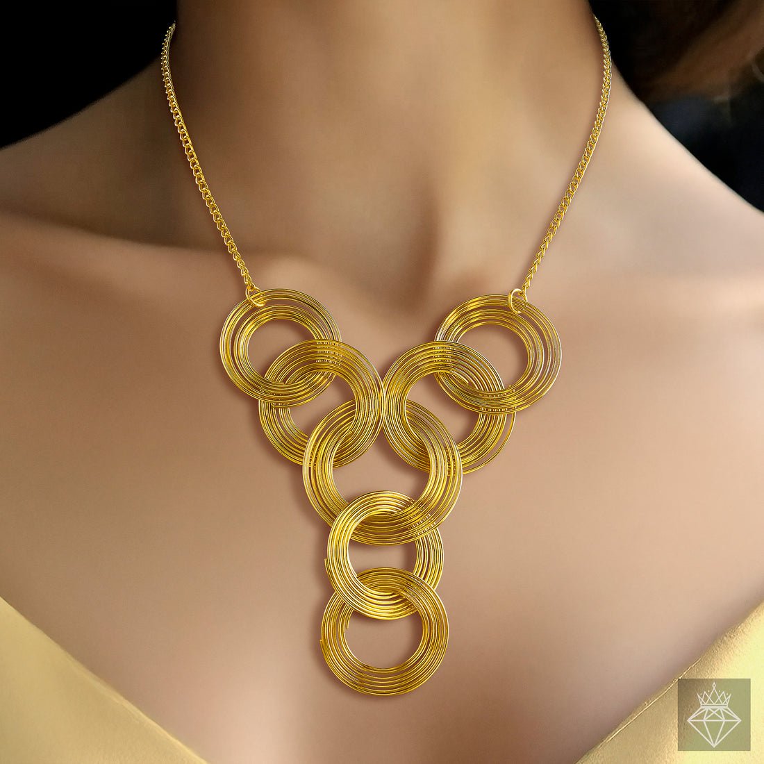 EYRA Necklace Anti-Tarnish Set With Earrings