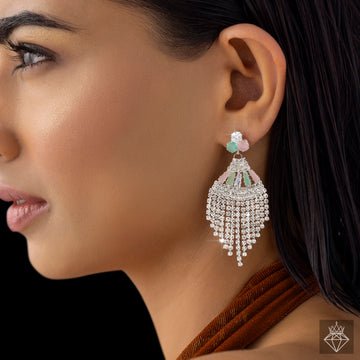 EYRA Earrings Anti-Tarnish Crystal Danglers