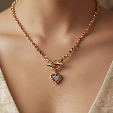 EYRA Necklace Anti-Tarnish AD-Studded Charm