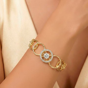 EYRA Bracelet Anti-Tarnish AD with Links Chain (Adjustable Size)