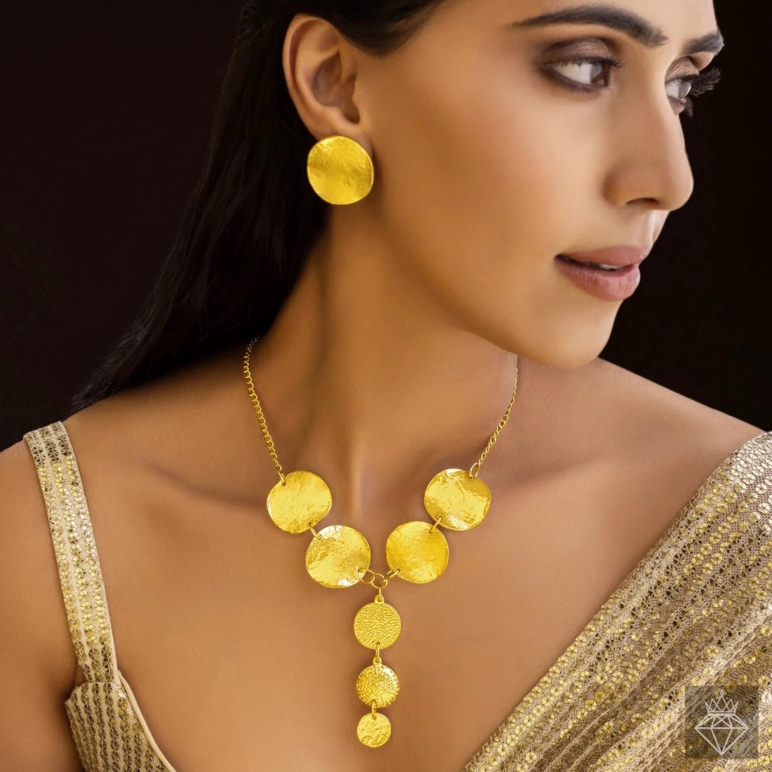 EYRA Necklace Anti-Tarnish Set With Earrings