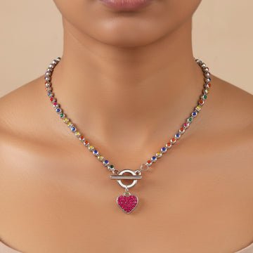 EYRA Necklace Anti-Tarnish AD-Studded Charm